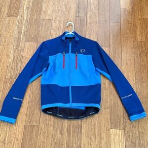 Pearl Izumi Men's Dual-Tone Blue Cycling Softshell Jacket
